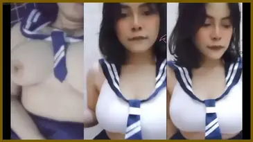Talent Molina Masturbasi Cosplay Pake Seragam